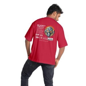 Angel Graphic (5) Streetwear 2025 Pure Cotton Round Neck Oversized Tshirt Drop Shoulder Back Printed|Mens XS