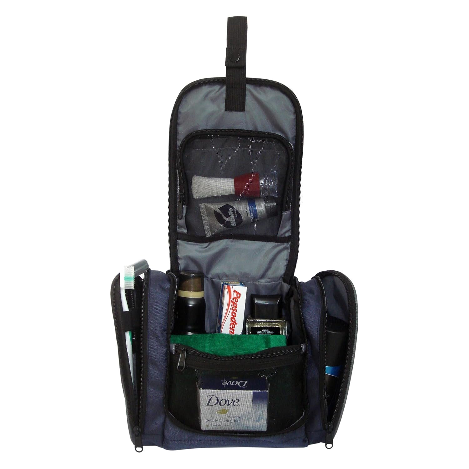 Swiss Military Contour Luggage Bag 42L & Toiletry Bag Combo | Textured Hard-Sided Trolley Bag Cabin Luggage,Overnighter Trolley Bag |for Men, Women| Makeup Pouch for Travelling, Travel Organizer - Image 4