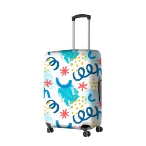 Nasher Miles Polyester 55 (20 Inch) Small Protective Luggage Cover – Confetti