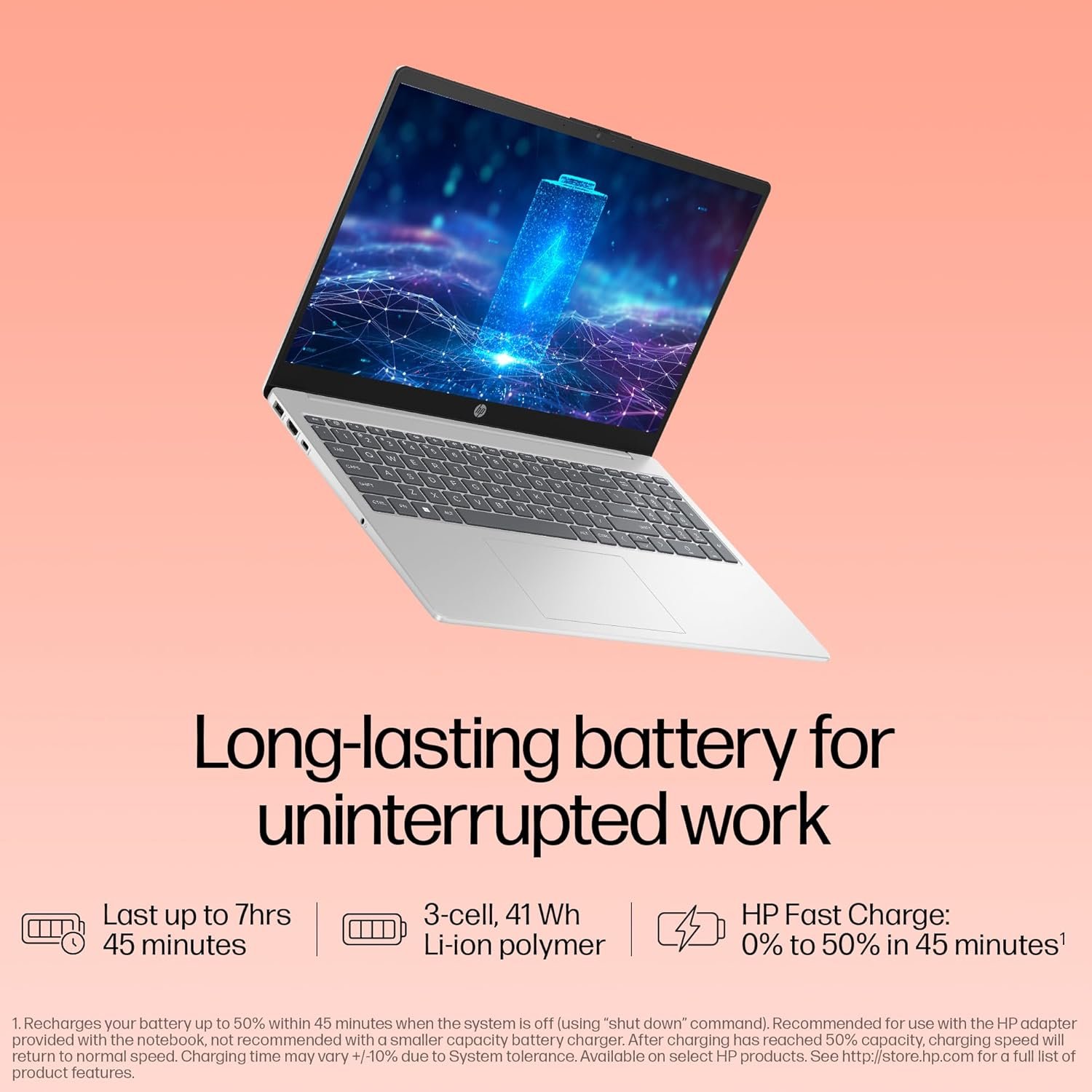 HP Windows 11 Home 15,13Th Gen Intel Core I5-1334U(8GB DDR4,512GB SSD),Anti-Glare,Micro-Edge,15.6''/39.6Cm,FHD,Silver,1.59Kg,Fd0466Tu,Intel Iris Xe,FHD Camera W/Privacy Shutter,Backlit Laptop - Image 7