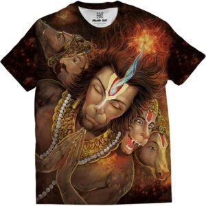 STAND OUT All Over Printed Shiva, Krishna, Hanuman, Kali, Ram and Ravana, Ramayan, Bagavath Githa, Buddha Religious, Spiritual, Hindu Gods T-Shirts