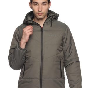 Ryker Solid Men’s Standard Length Polyester Quilted Bumper Jacket Regular Fit