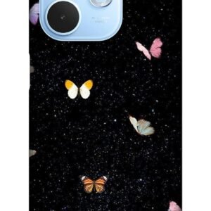 NDCOM for Oppo A5 Pro 5G Back Cover | Oppo a5Pro Cover | Premium Oppo A5 Pro BackCover for Enhanced Protection | Butterflys in The Sky Printed Hard Case