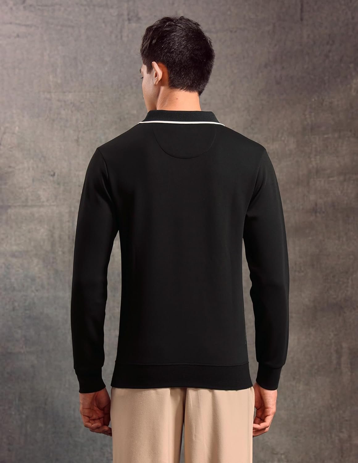 U.S. Polo Assn. Denim Co. Men's Textured Muscle Fit Polo Shirt - Image 5