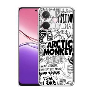 Arctic Monkeys Pattern Design Printed Silicon Soft TPU Back Case Cover for Oppo A5 Pro 5G