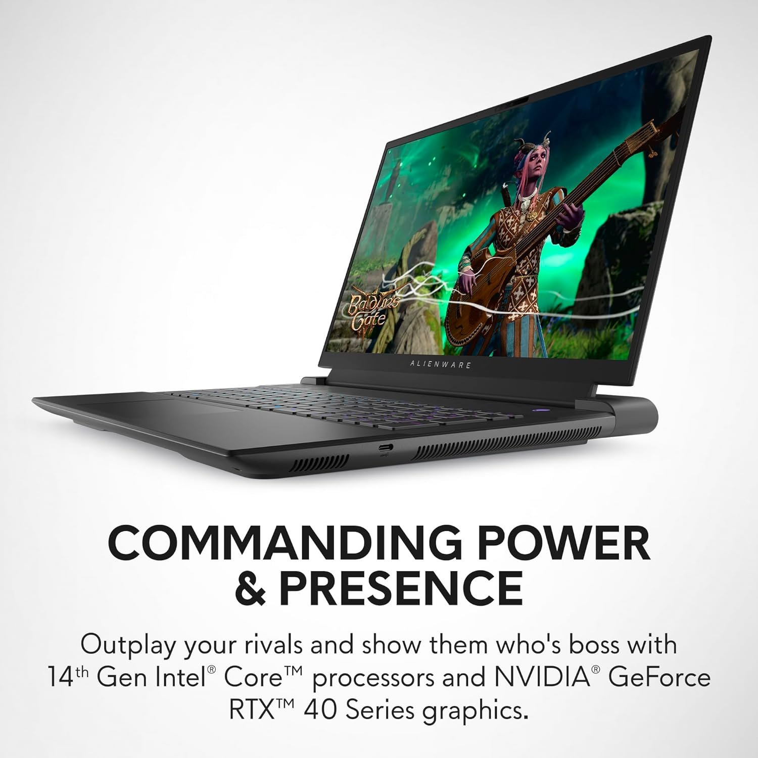 Dell Alienware M18 R2 Gaming Laptop-18 QHD+ 165Hz 3ms Display, Intel Core i9 14900HX, 32GB DDR5 RAM, 1TB SSD, NVIDIA GeForce RTX 4080 12GB GDDR6, Win 11+MSO21+McAfee 12 Month-Dark Metallic Moon/4.23Kg - Image 4