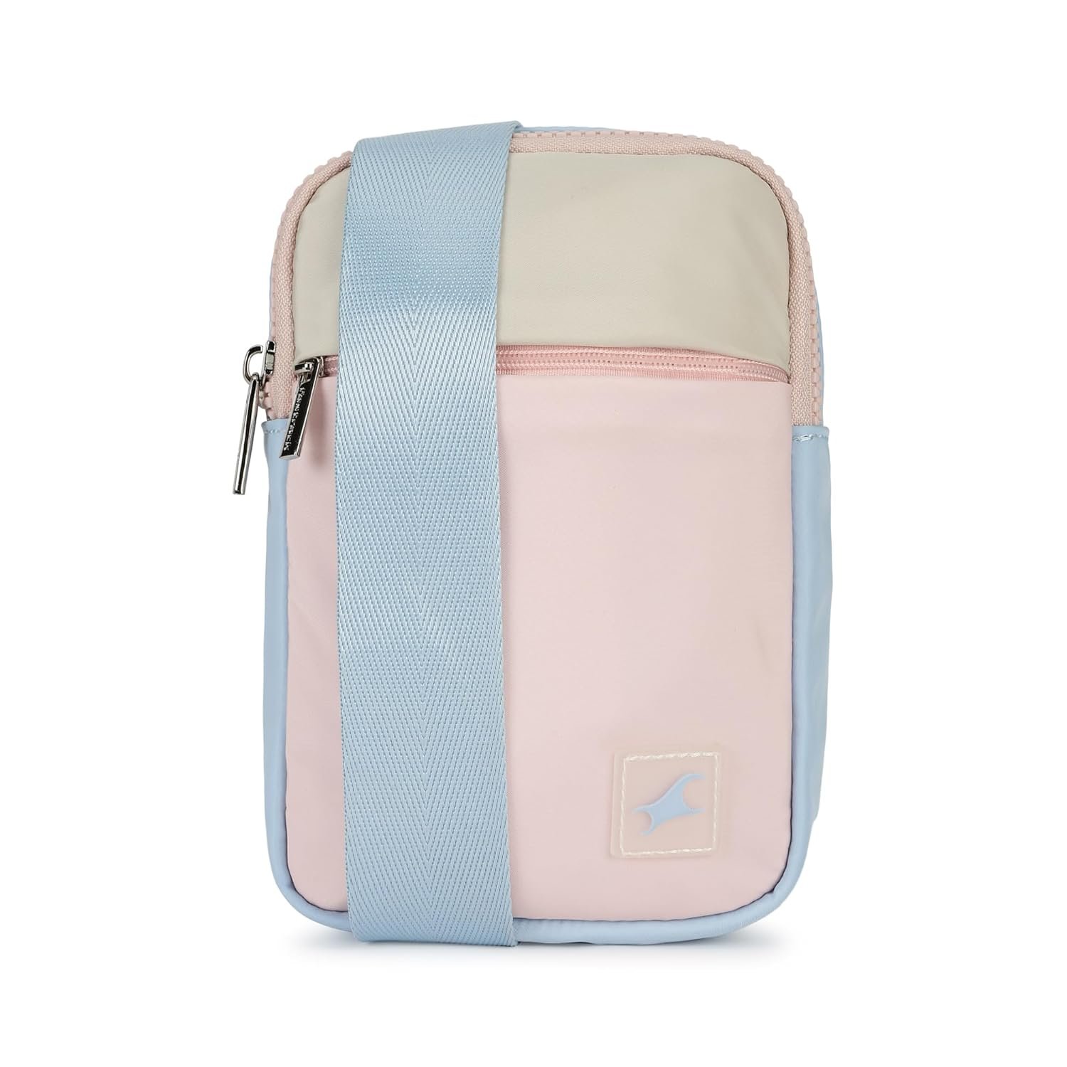 Fastrack Fanny Pack Bag for Men and Women | Lightweight Nylon Crossbody with Adjustable Strap, Zippered Main Compartment and Quick-Access Pocket | Versatile Everyday Bag for Travel, Campus and Errands