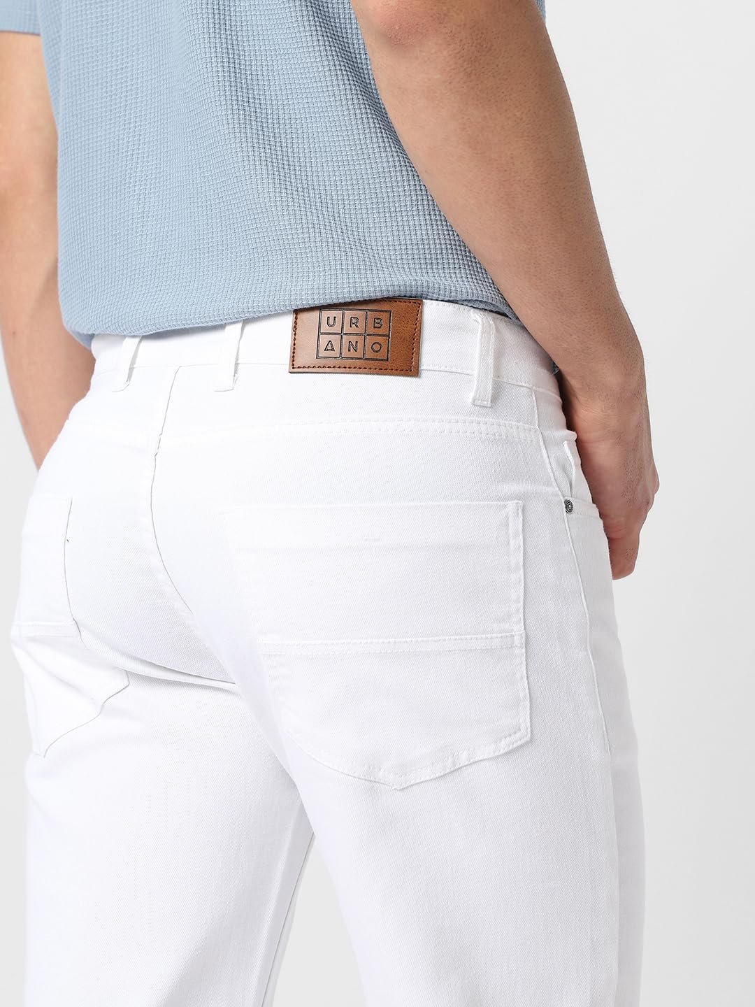 Urbano Fashion Men's Regular Fit Washed Jeans Stretchable - Image 7