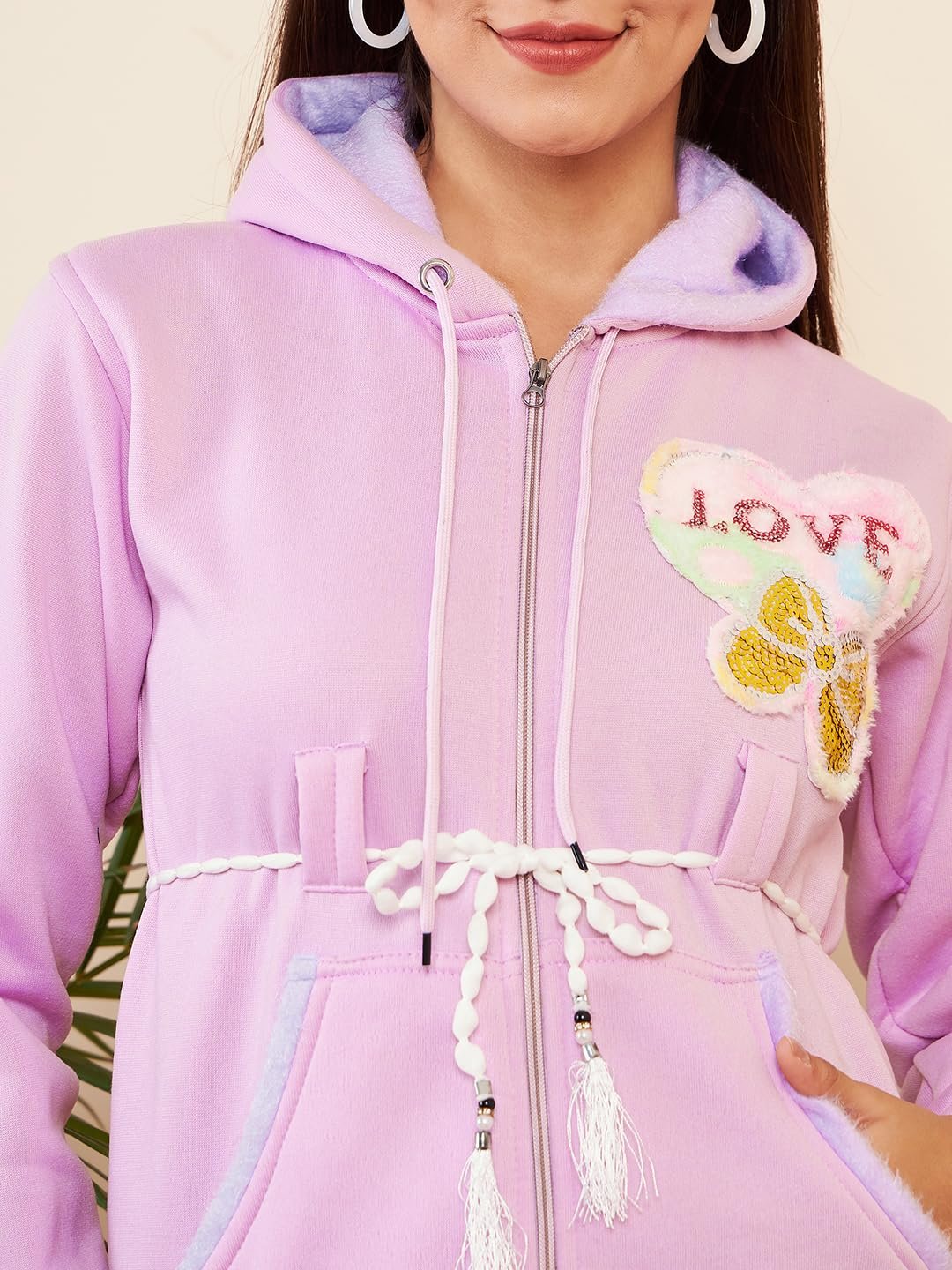 Pivl Women Jacket for Winter with Belt - Image 5