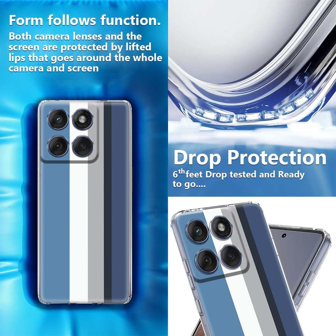 Fashionury Back Case for Moto Edge 60 Fusion, Back Cover for Motorola Edge 60 Fusion -D3007 - Image 3