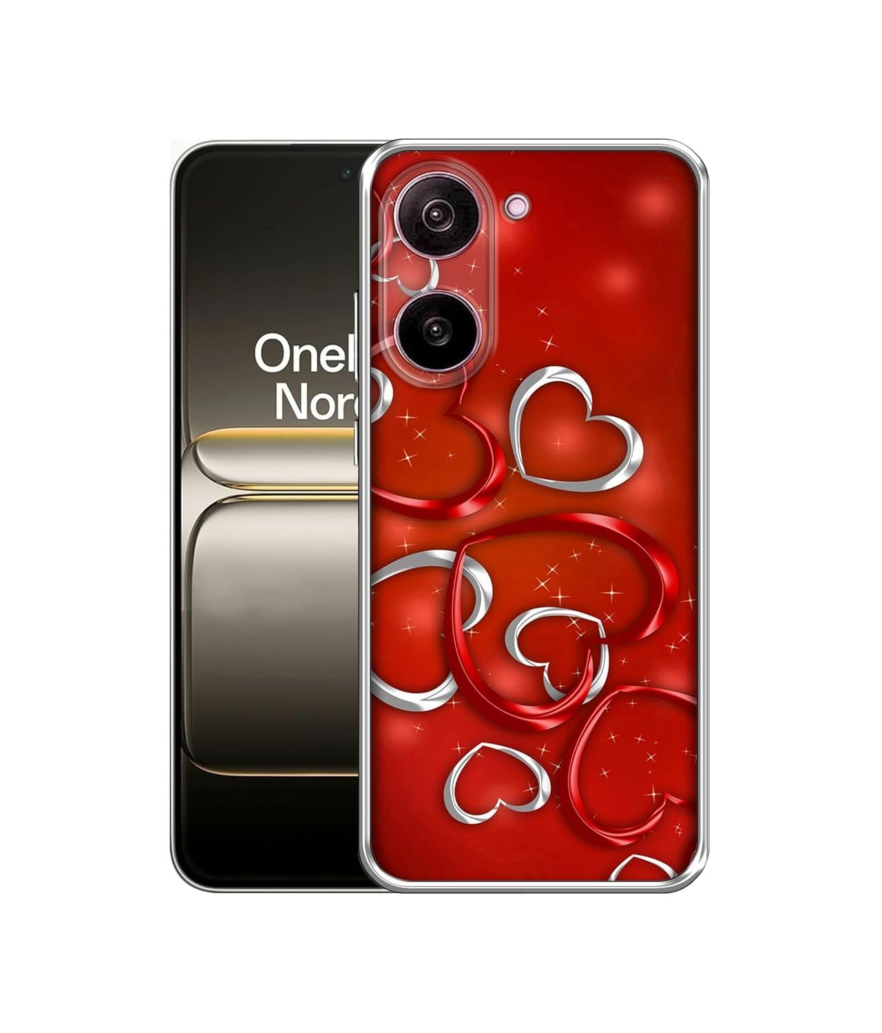 Amazon Brand-Solimo Basic Case for OnePlus Nord CE5 5G (Silicone_Multicolor)