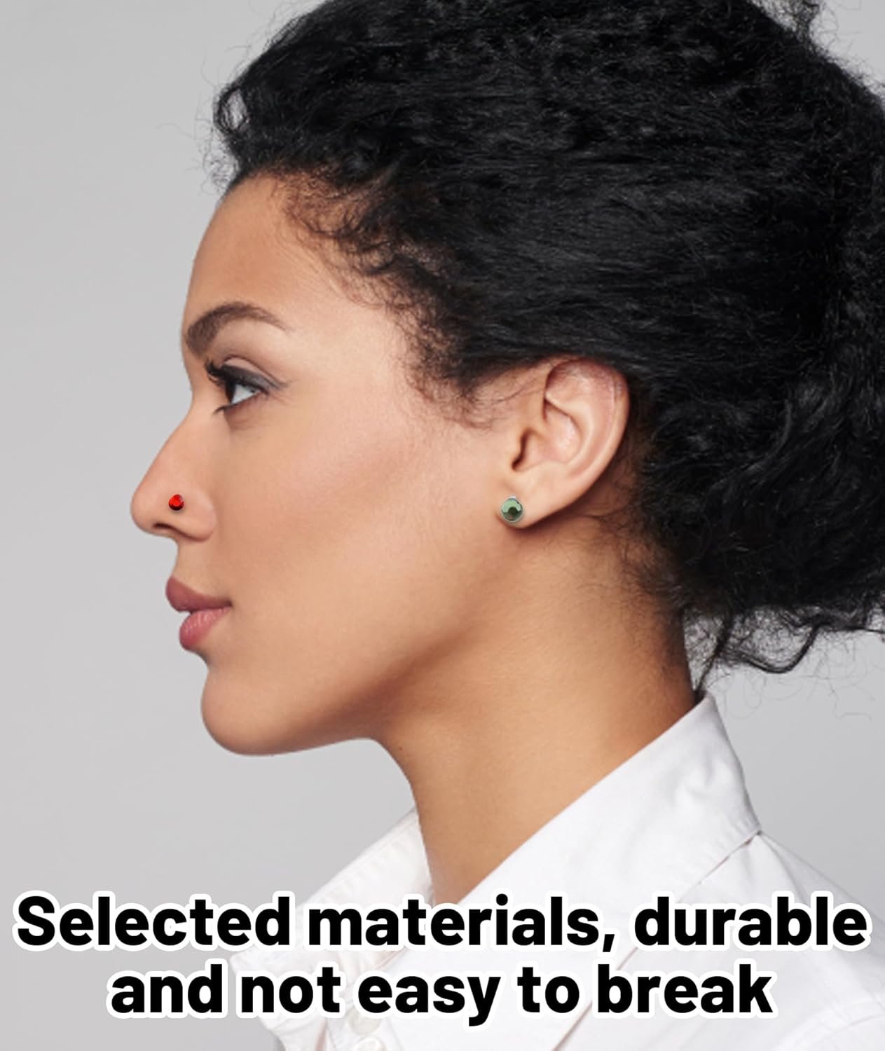 12Pcs Magnetic Nose Pin,Nose Ring Without Piercing,Small Size Ear Bone Studs for Women and Men,Fashion Jewelry for Parties - Image 6