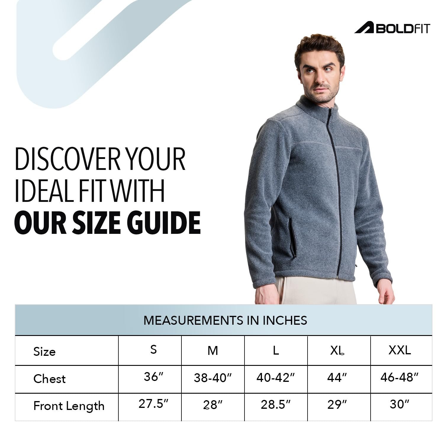 Boldfit Sweatshirt for Man Stylish Sweatshirts for Men Breathable Jacket for Man Full Zipper Sweatshirt for Men Casual Sweat Shirt Full Sleeves Sweaters All Day Winter wear Jackets Stylish - Image 3