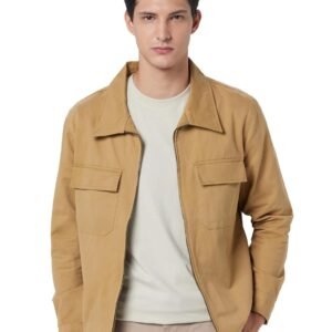 Qube By Fort Collins Men’s Regular Fit Cotton Winter Jacket – Warm, Breathable, and Stylish Design