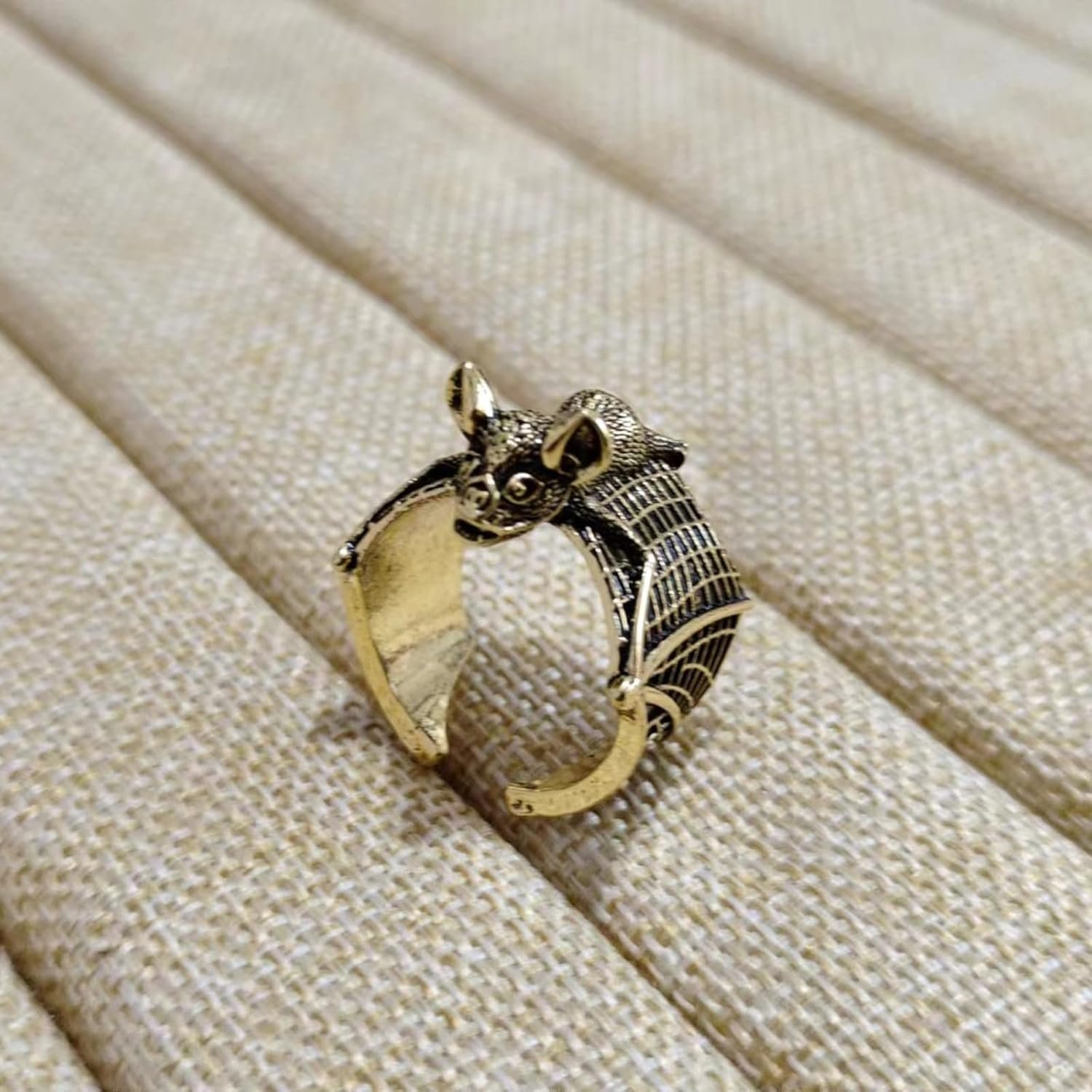 6 Pieces Gothic Jewellery, Adjustable Ring Set for Men and Women, Fashion Design Accessories for Everyday Wear - Image 3