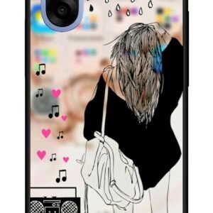 NDCOM for OnePlus Nord CE 5 Back Cover | Protective OnePlus Nord CE5 Back Cover | Shockproof OnePlus Nord CE 5G Case Cover | Okay Okay Girl Printed Metal Case