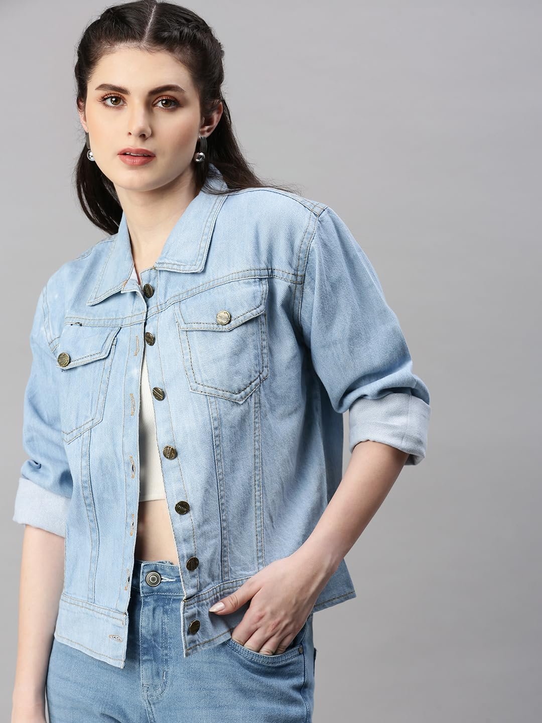 VOXATI Women's Denim Jacket - Image 3