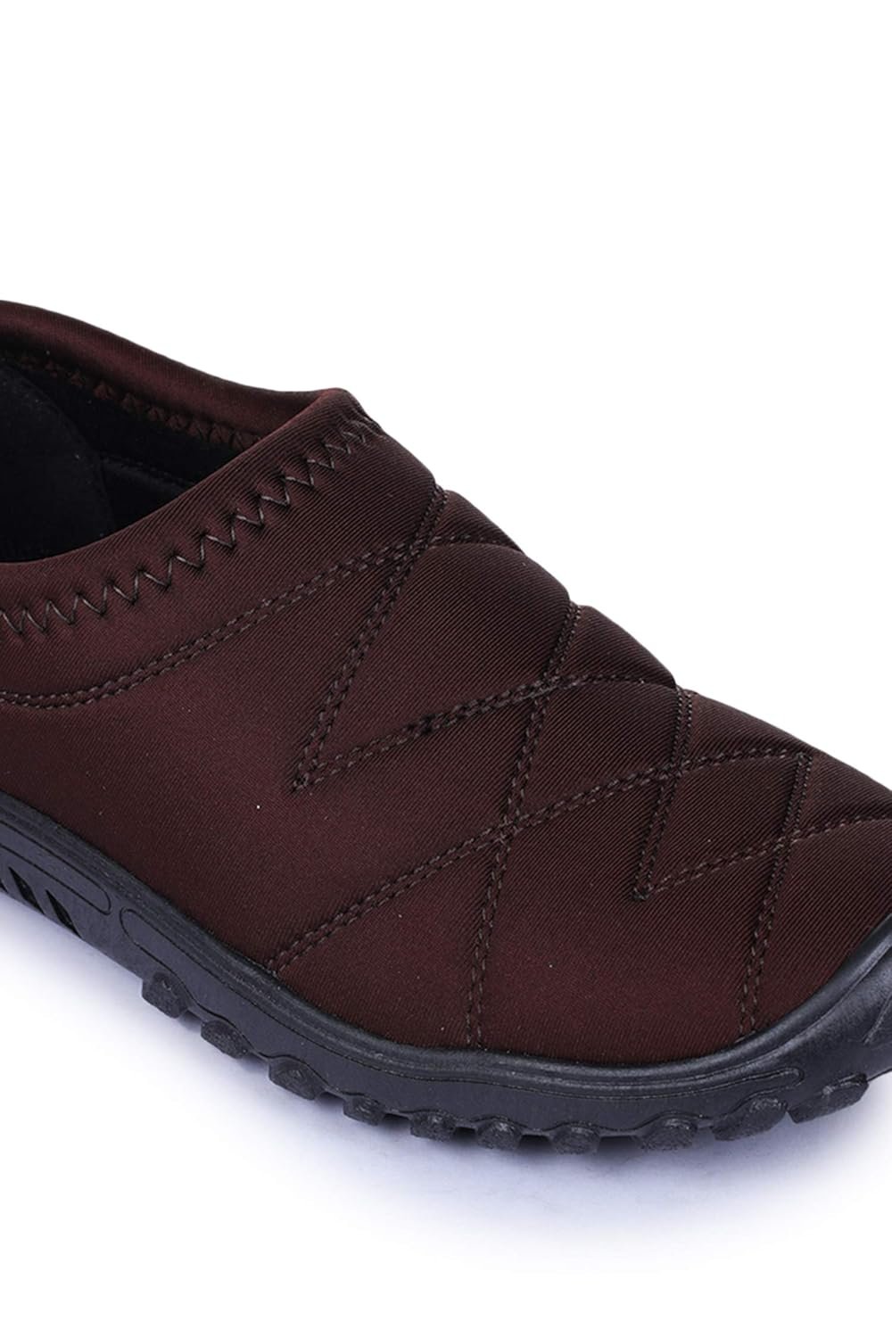 Liberty A-HA Golf Non-Lacing Casual Shoes for Men - Black & Brown | Comfortable and Durable - Suitable for Slip-On Gym, Jogging and Outdoor Shoes for Gents - Cushioned Footbed - Image 8