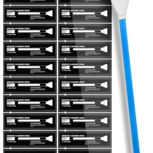 20 Pcs Camera Sensor Cleaning Kit, Camera Cleaning Kit, Camera Sensor Cleaner Suitable Camera Lens Maintenance Mirrorless Camera Care DSLR Sensor Cleaning Photography Equipment Care