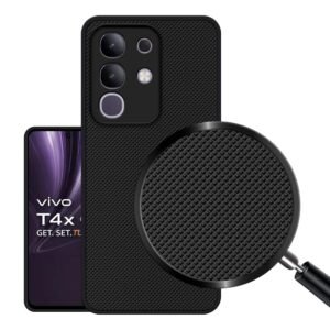 VIDO Super Frosted Raised Camera Protect Soft Back Case Cover for Vivo T4x 5G / iQOO Z10x 5G