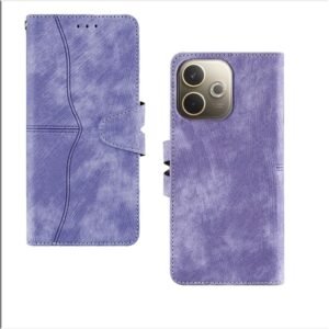 amazon basics Oppo A5 Pro 5G Flip Cover | Card Pockets Wallet & Stand | Flip Cover for Oppo A5 Pro 5G (Purple)