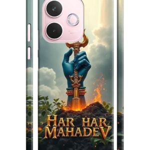 Designer Printed Hard Back Case Cover for Oppo A5 Pro 5G / CPH2695 | Har Har Mahadev (Multicolor) – D6189