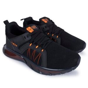 Lancer Mens Rambo-195blk-org Sneaker