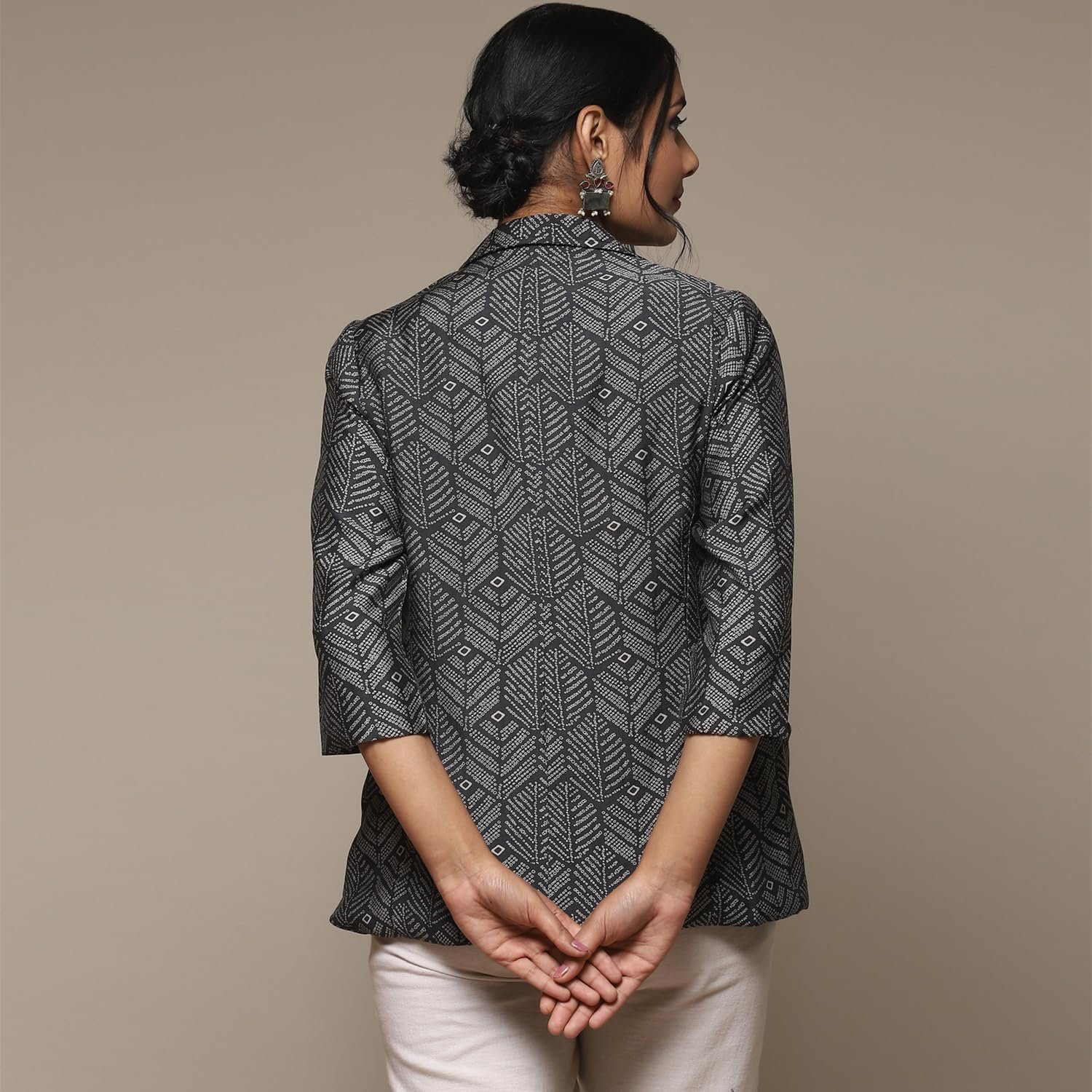 BIBA Women Casual Blazer Printed Mix and Match - Image 5