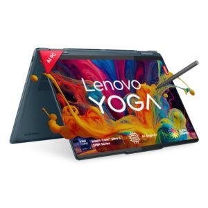 Lenovo Yoga 7 Intel Evo Core Ultra 5 125H Built in-AI 14"(35.5cm) WUXGA OLED 400Nits 2-in-1 Laptop (16GB/512GB SSD/Win 11/MSO 21/100% DCI-P3/3 Mon. Game Pass/Tidal Teal/1.5Kg), 83DJ00AKIN