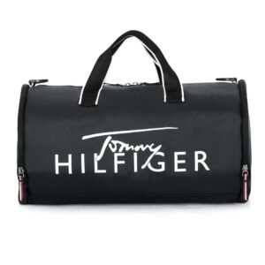 Tommy Hilfiger Kamryn Men Polyester Gym Bag Black