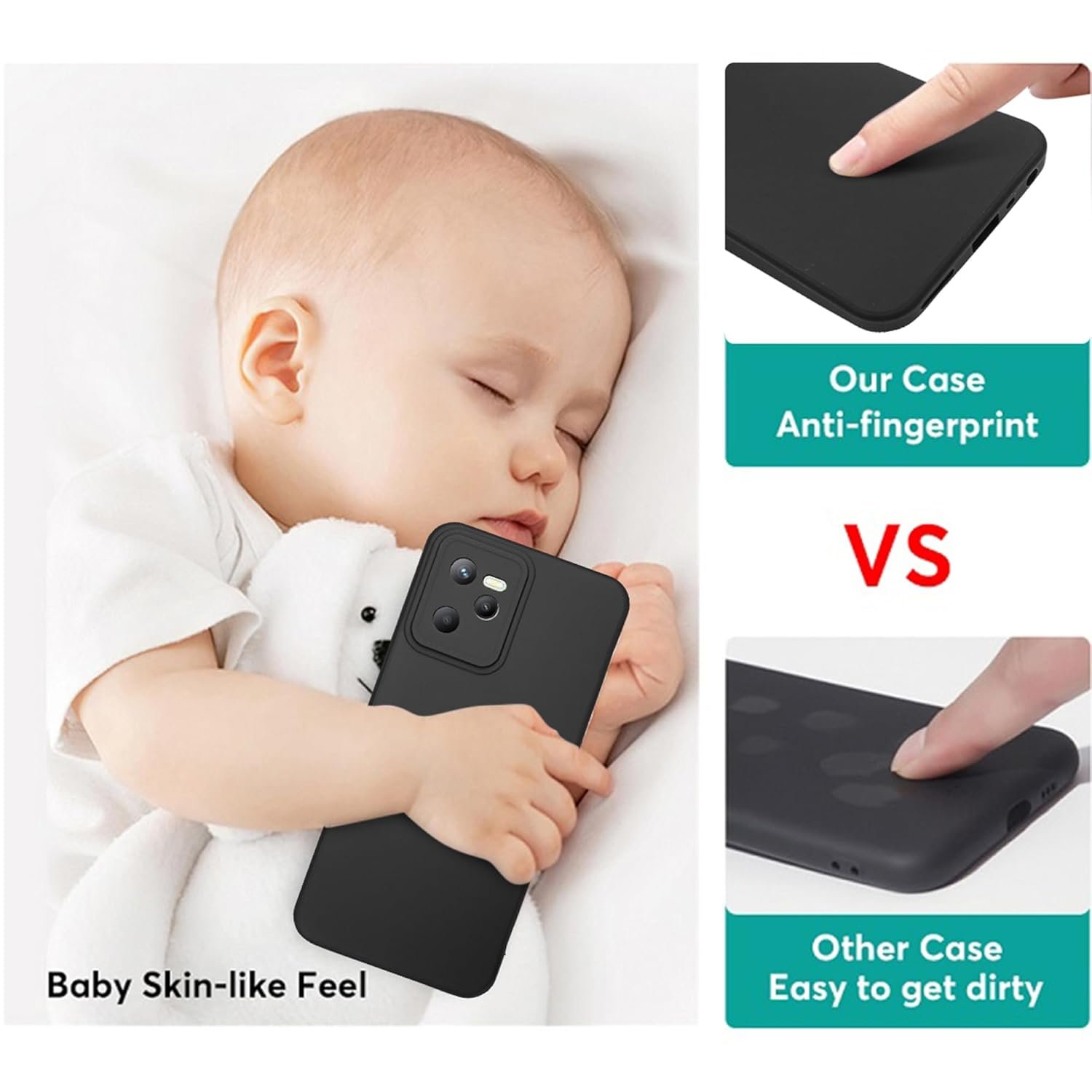 Jkobi Back Cover Case for Motorola Moto Edge 60 Fusion (Matte Finish Silicone with Inside Fiber Cloth) - Image 6