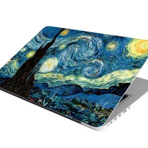 Laptop Skin Stickers HD Quality Sticker for Laptops Upto 15.6" Compatible with Apple/Dell/HP/Lenovo/Acer/Asus/Sony (Dustproof|Waterproof|Scratchproof|Reusable)-Starry