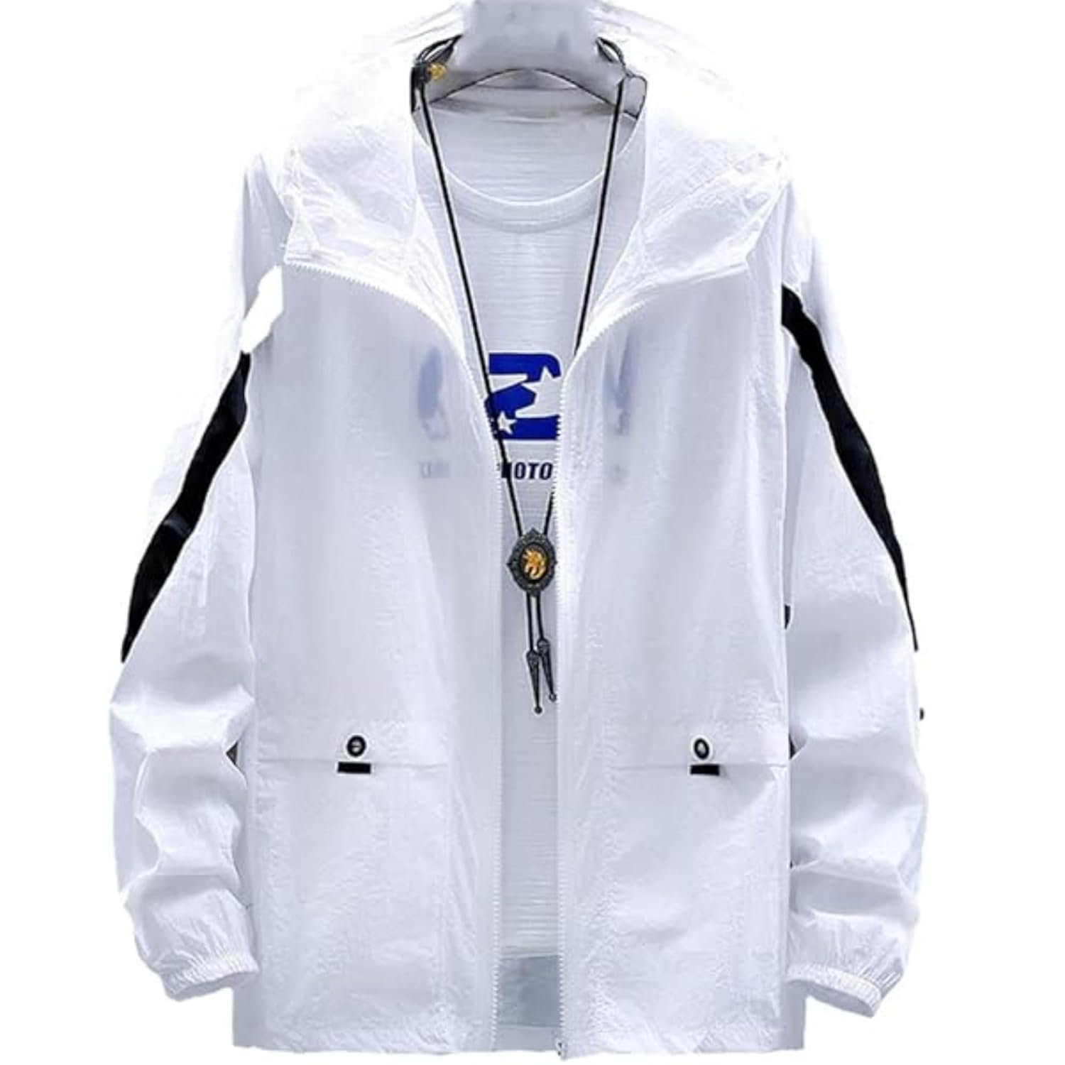 MIA FASHION Lightweight Winter Jacket for Men | Full Sleeve Windbreaker | Ideal for Trekking, Running, Gym Workouts & UV Protection - Image 5