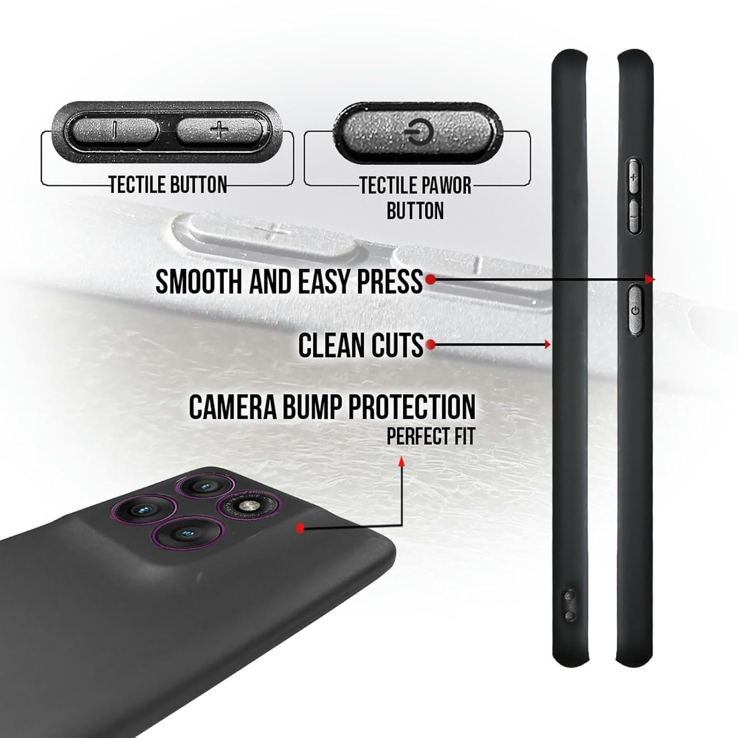 Soft Silicone Mobile Back Cover Compatible with Motorola Edge 60 Fusion(Multicolor)(@21-MOT-EDG60FUS-496) - Image 3