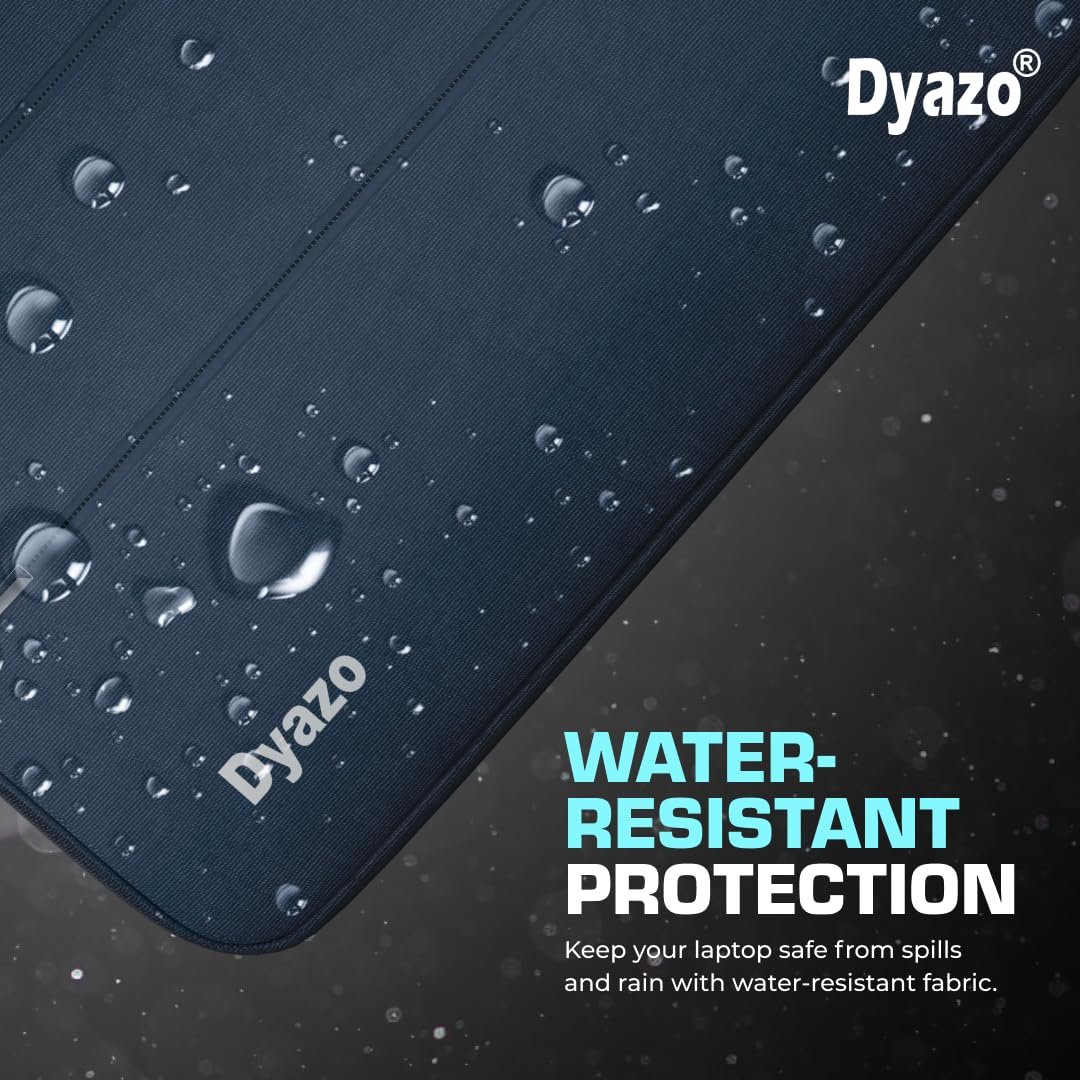 Dyazo Office Protective Laptop Sleeve | Laptop Case Cover With Handle for All 15 Inch To 15 .6" (39.6 cm) Laptops, Notebooks (Blue) - Image 5