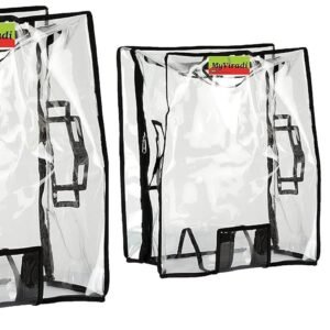 Transparent PVC Protective Suitcase Covers for American Turister, Safari, VIP Suitable for Soft Luggage (22-inch, 26 inch, 30inch) Set of 3pcs