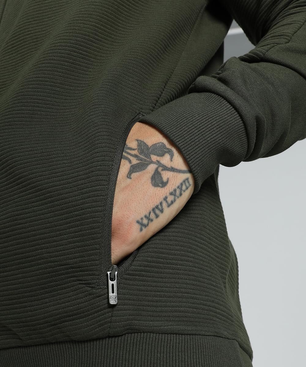 PUMA Mens Cotton Blend Standard Length Jacket - Image 6