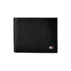 Tommy Hilfiger Leather Men Wallet (Black)