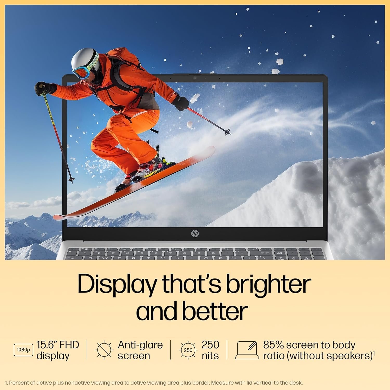 HP 15, AMD Ryzen 7 5825U, 16GB DDR4, 512GB SSD, 15.6-inch(39.6cm) Anti-Glare, FHD, Radeon Graphics, Backlit KB, 1080p HD cam (Win11, M365 Basic(1yr),Office Home24, Silver, 1.69kg) fc0476AU - Image 5