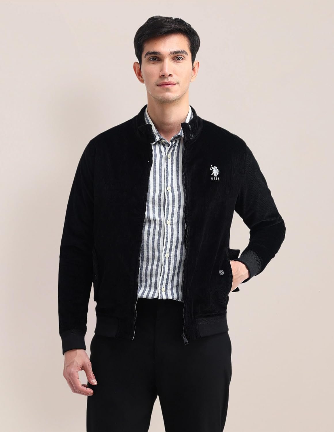 U.S. POLO ASSN. Mock neck regular fit jacket_USJCK558 - Image 2