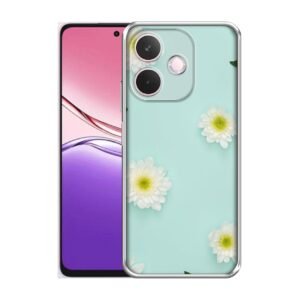 Amazon Brand-Solimo Flower Texture Printed Silicon Soft TPU Back Case Cover for Oppo A5 Pro 5G
