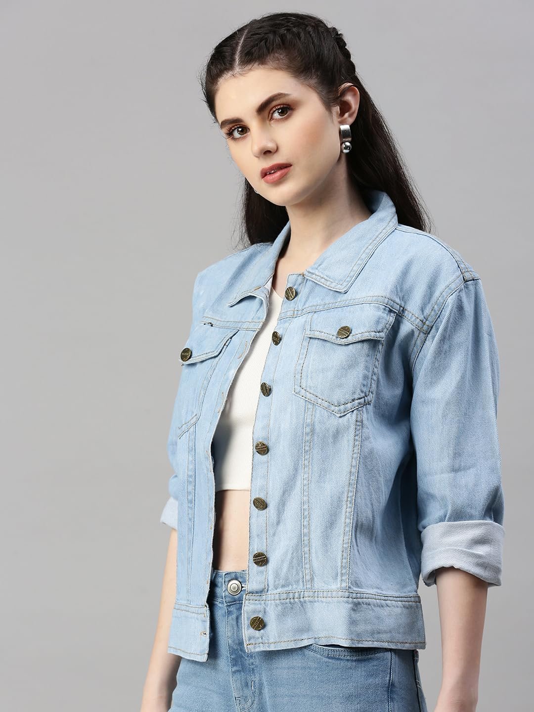 VOXATI Women's Denim Jacket - Image 4