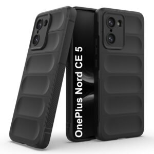 amazon basics Back Case Cover for OnePlus Nord CE 5 | Compatible for OnePlus Nord CE 5 Back Cover | Liquid Silicon Magic Case with Camera Protection | Black