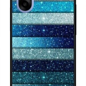 NDCOM for OnePlus Nord CE 5 Back Cover | Protective OnePlus Nord CE5 Back Cover | Shockproof OnePlus Nord CE 5G Case Cover | Blue Glitter Printed Metal Case