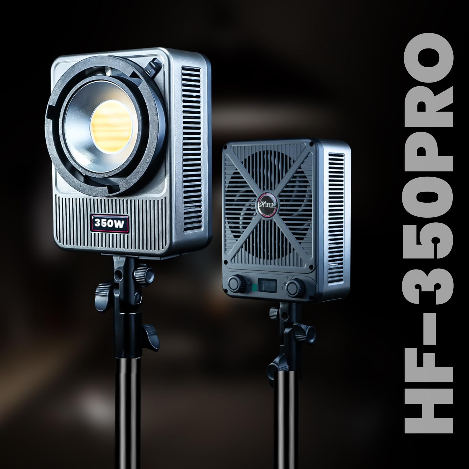 HIFFIN HF-350PRO Wonder Series 350W LED Video Light | 25,800lm Ultra Bright | CRI 95+ | CCT 2700K-6500K | Bowens Mount | App Control | Professional Light for Photography, Videos & Studio Use - Image 2