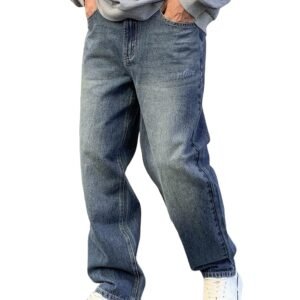 Jeans for Men | Casual Jeans for Men | Loose Fit Denim Streetwear Pants (U-10-17)