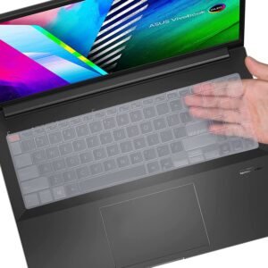 Saco Laptop Keyboard Protector Cover Compatible for ASUS Vivobook 15 X1502ZA-EJ331WS/EJ322WS/EJ523WS/EJ524WS/EJ541WS/EJ542WS/EJ741WS/EJ742WS/EJ744WS Series - Transparent