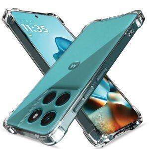for Motorola Moto Edge 60 Fusion 5G Bumper Back Case Cover for Motorola Moto Edge 60 Fusion 5G – Transparent