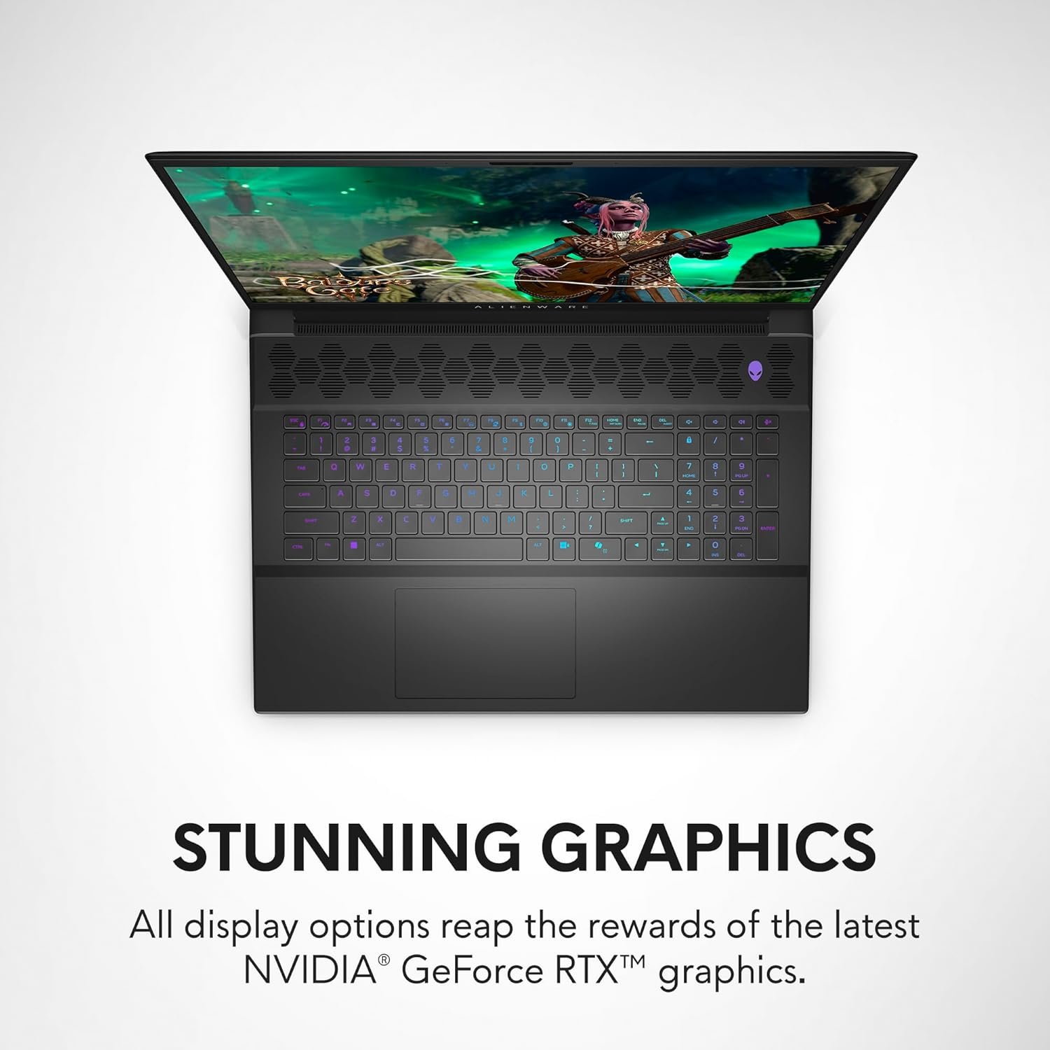 Dell Alienware M18 R2 Gaming Laptop-18 QHD+ 165Hz 3ms Display, Intel Core i9 14900HX, 32GB DDR5 RAM, 1TB SSD, NVIDIA GeForce RTX 4080 12GB GDDR6, Win 11+MSO21+McAfee 12 Month-Dark Metallic Moon/4.23Kg - Image 2