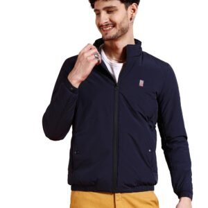 The Indian Garage Co Men Regular Fit Solid Bomber Jackets